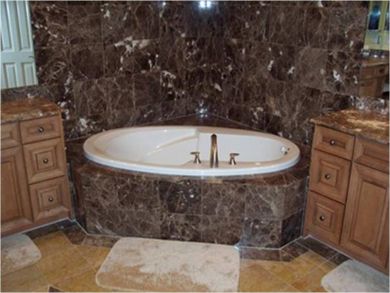 Bathroom with tub