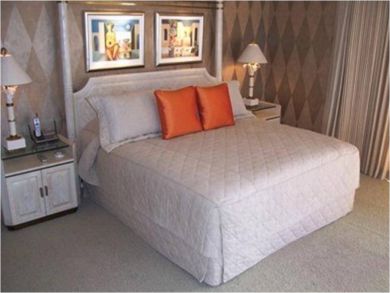 Master bedroom with king bed