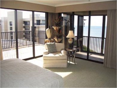 Master bedroom with gulf view