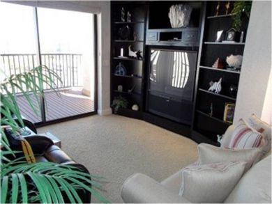 Den with TV
