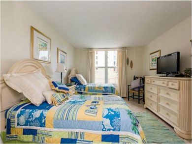 Bedroom 2 with two double beds