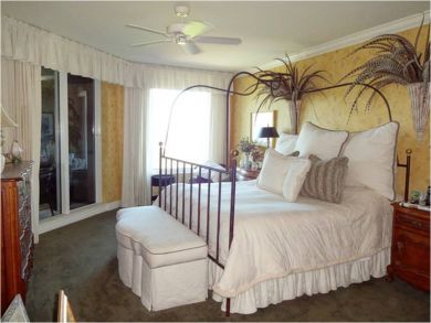 Master bedroom with king bed