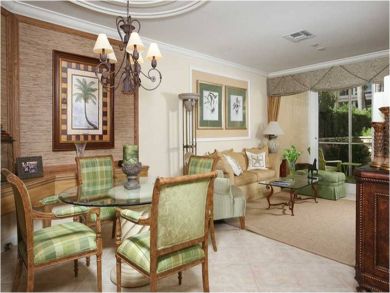 Dining room seats four