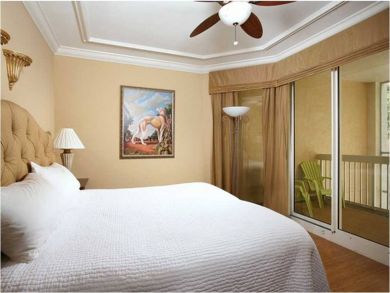 Den with king bed