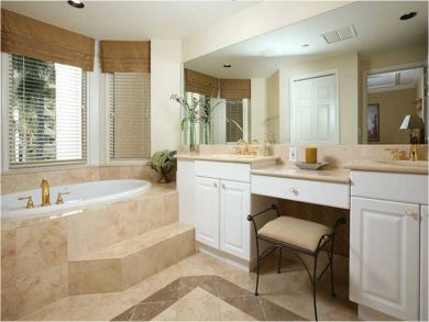 Bathroom with tub