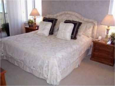 Master bedroom with king bed