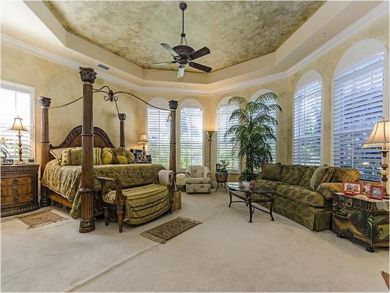 Master bedroom with king bed