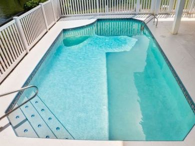 Fenced private pool