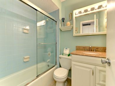 Bathroom with Shower Over Tub