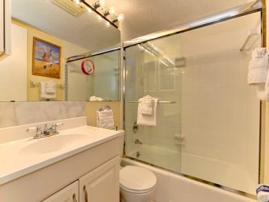 Bathroom with Shower Over Tub