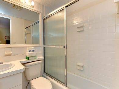 Bathroom with Shower Over Tub