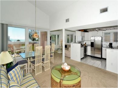 Open Living Space with Gulf View