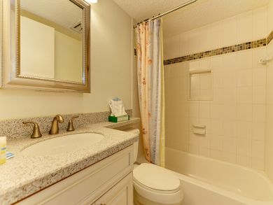 Bathroom with Shower Over Tub