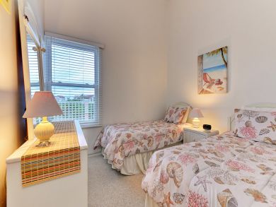Second Bedroom has Twin Beds
