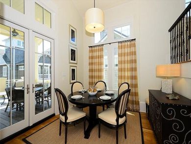 Dining room seats five