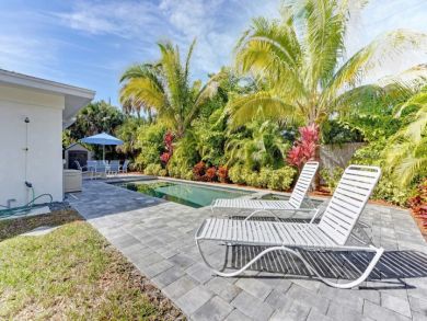 Sun Loungers on Patio