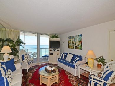 Living room open to balcony