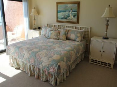 Master bedroom with king bed