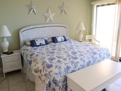 Master bedroom with king bed