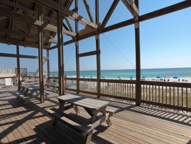 Beach front communal dining area
