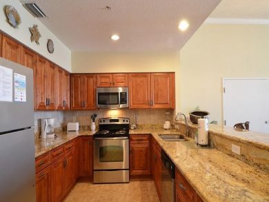 Fully equipped kitchen with stainless steel appliances