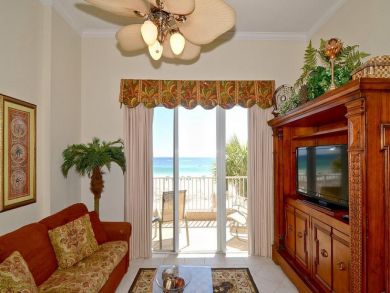 Flat screen TV in living area
