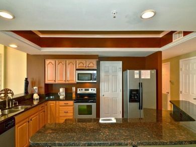 Fully equipped kitchen with stainless steel appliances