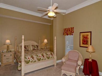 Master bedroom with king bed