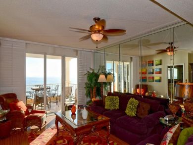 Living room open to balcony