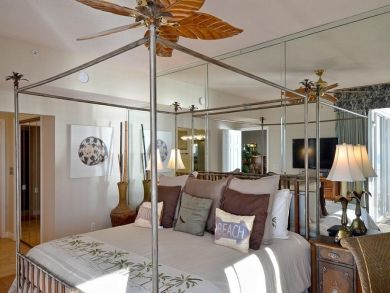 Master bedroom with king bed