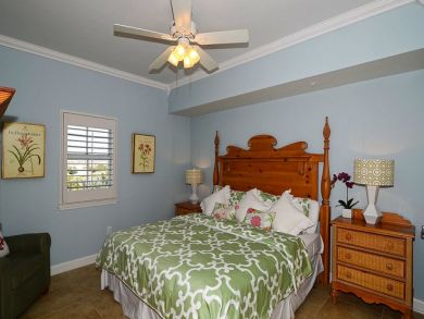 Bedroom with king bed