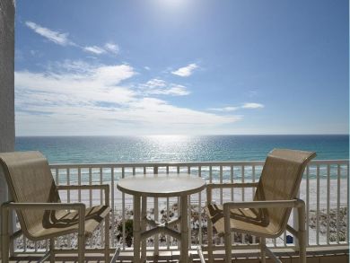 Balcony with table set