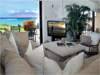 Living room with ocean view Living room with ocean view