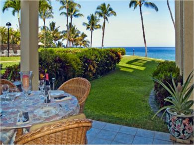 Ocean front vacation condo in Kihei, Hawaii