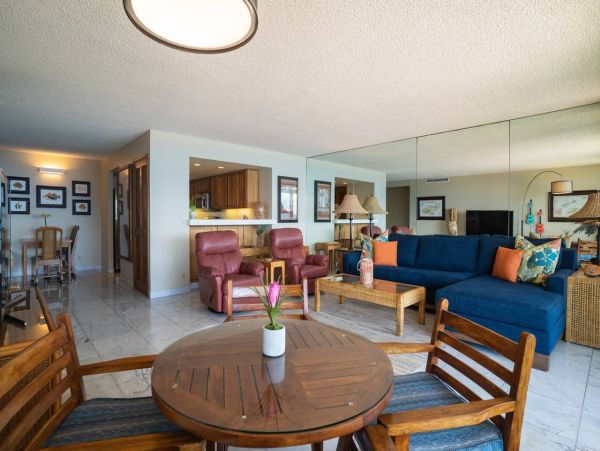 Ocean Views Wailea Vacation Condo Two Bedroom