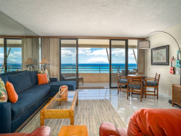 Ocean Views Wailea Vacation Condo Two Bedroom