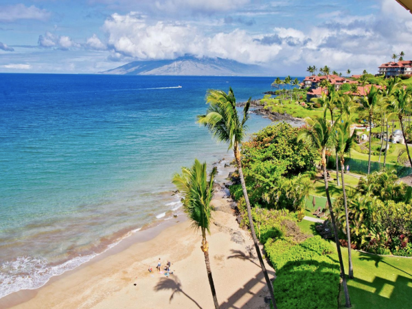 Ocean Views Wailea Vacation Condo Two Bedroom