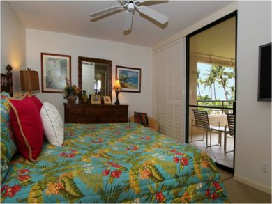 Master bedroom with king bed
