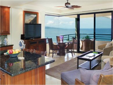 Open plan living space