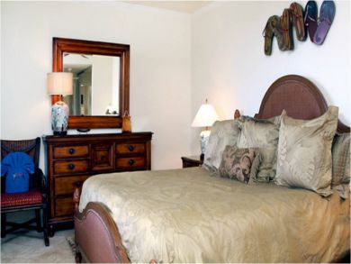 Master bedroom with king bed