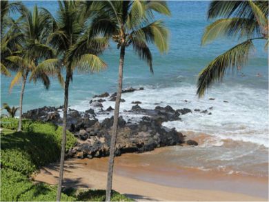 Sandy beach