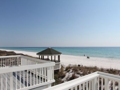 Beach view from balcony