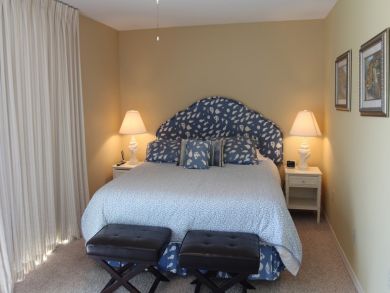 Master bedroom with king bed