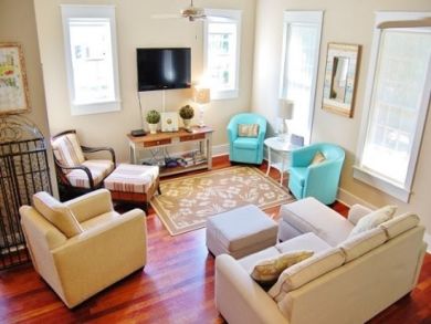 Living room with flat screen TV Living room with flat screen TV
