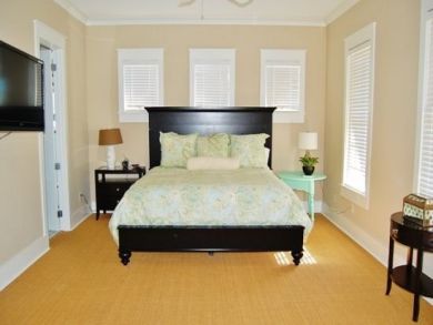 Master bedroom with king bed Master bedroom with king bed
