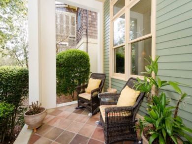 Porch with comfy chairs