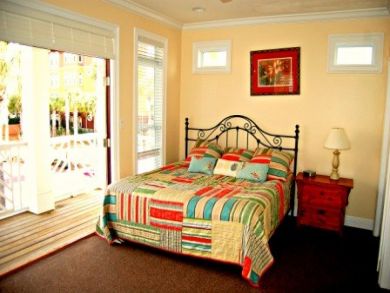 Master bedroom with king bed