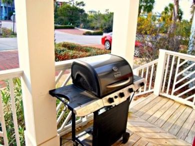BBQ grill on porch
