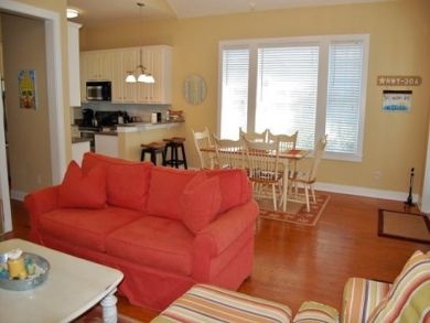Open plan living space