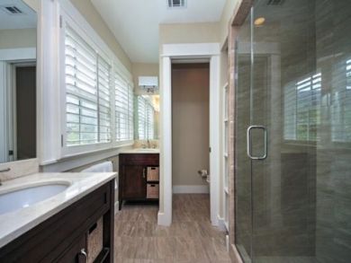 Bathroom with walk-in shower